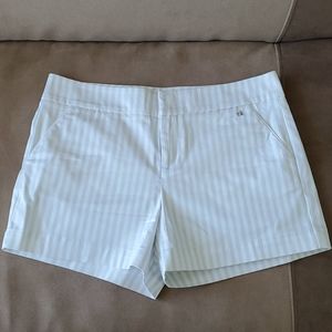 Calvin Klein White Striped Shorts